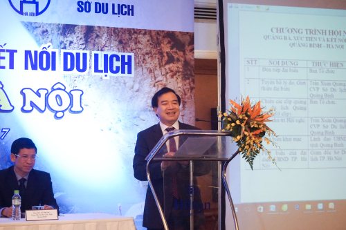  Phó Tổng cục trưởng TCDL Hà Văn Siêu phát biểu tại hội nghị